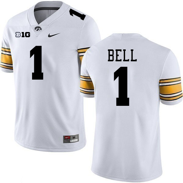 CJ Bell Iowa Jersey,University Of Iowa Hawkeyes Fotoball Uniforms,Jersey,Gears-White